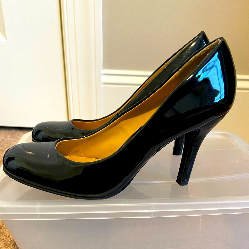 Black Patent Leather Heels